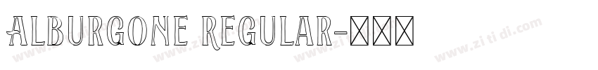 Alburgone Regular字体转换